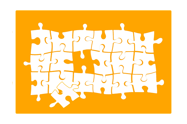 single puzzle piece waiting to be connected to the rest of a puzzle